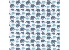 Jersey - Elefanten blau